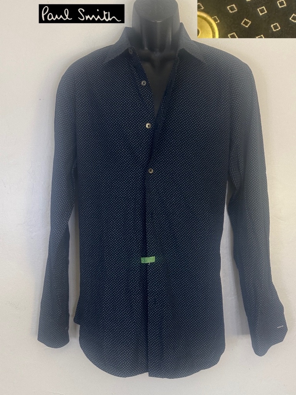 Paul Smith Long Sleeve Shirt 22" armpit to armpit Gently worn Cotton blend